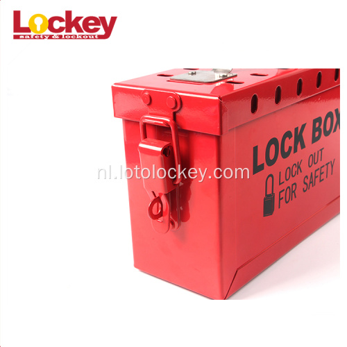 Safety Steel Lockout Tagout Box voor Master hangslot